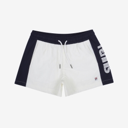 Fila White Line Tennis - Naisten Shortsit - Valkoinen | FI-51994